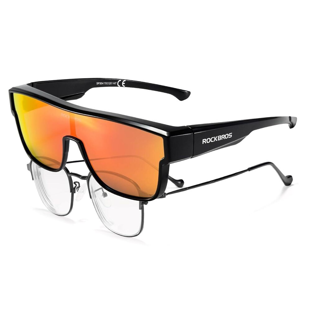 Polarized Fit Over Glasses Sunglasses 100% UV400 Protection for Men